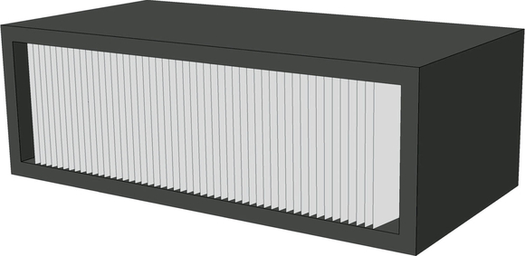 Wolf Absoluutfilter H13 Cfl-33 851x314mm - afb. 2